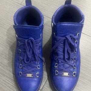 Balenciaga Arena High Top Blue 100% AUTHENTIC US SIZE 12 w/ ORIGINAL BOX